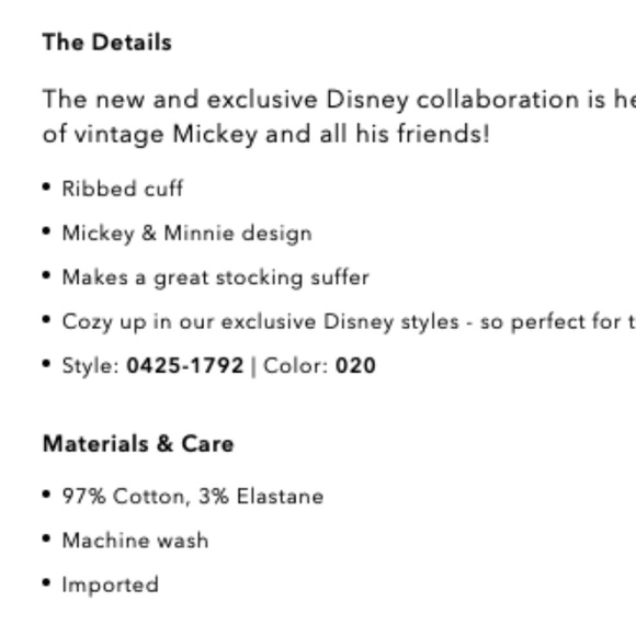 Disney X AE Mickey Mouse Minnie Mouse Mistletoe Christmas Socks - Picture 3 of 4